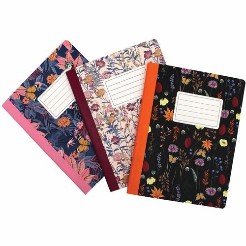 Comp Book, Bloom, Asst 3/PK
