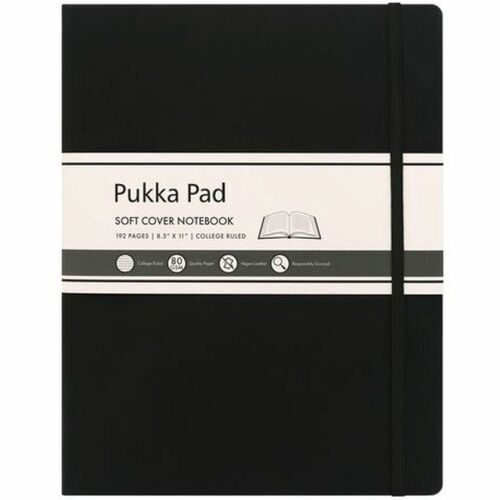 Journal, Soft Cover, Letter Size, Black