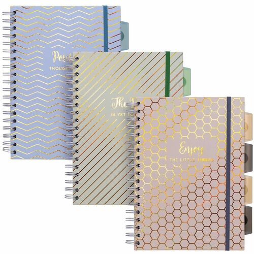 Project Book, Assorted, B5 3/PK