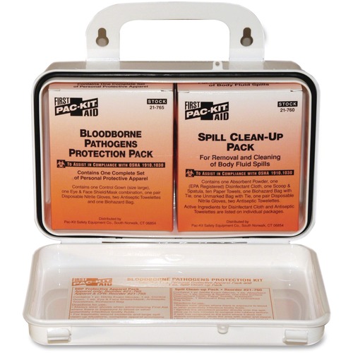 Bloodborne Pathogens Kit, White