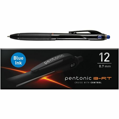 Pen, Ballpoint, Retractable, 0.7 Millimeter, Blue Ink 12/DZ
