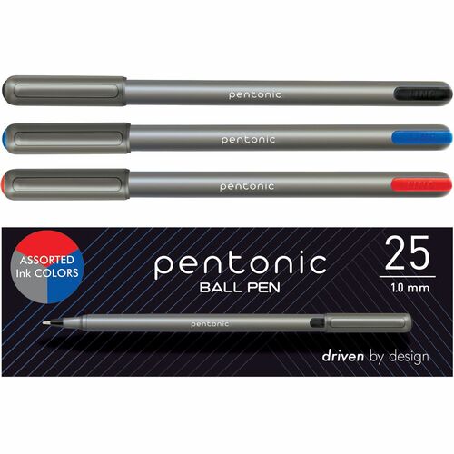 Pen, Ballpoint, 1.0 Millimeter, Assorted 25/BX