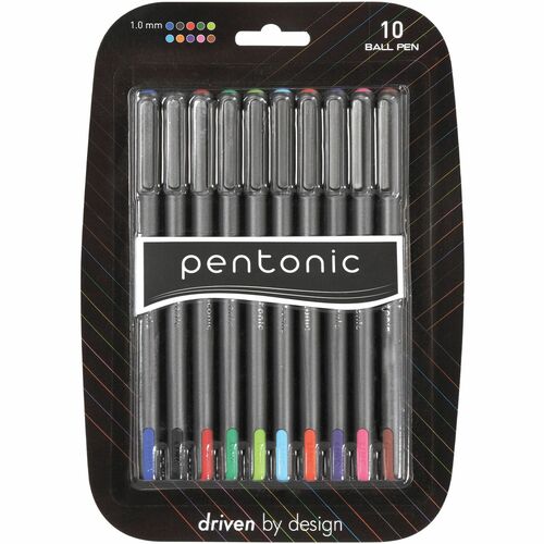 Pen, Ballpoint, 1.0 Millimeter, Assorted 10/PK