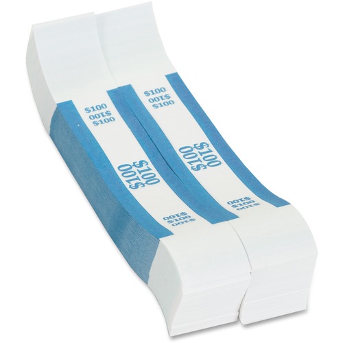 Currency Strap, 100 Dollars, Blue 1000/PK