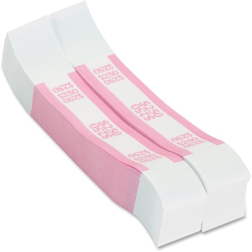 Currency Strap, 250 Dollars, Pink 1000/PK