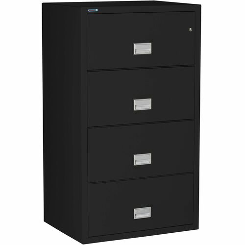 4 Drawer 31 Watt Lat File - Black