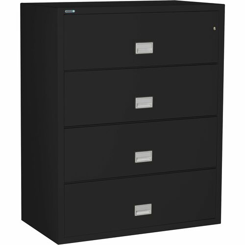 4 Drawer 44 Watt Lat File - Black