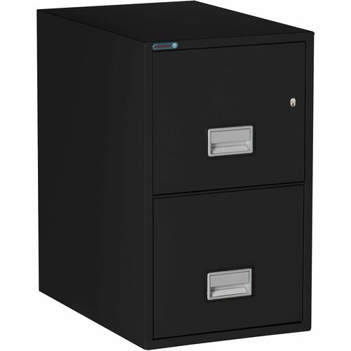 2 Drawer 25D Ltr File - Black