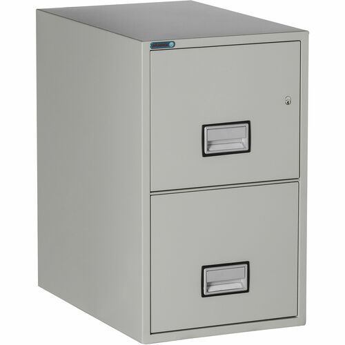 2 Drawer 25D Letter File - Lt Gray