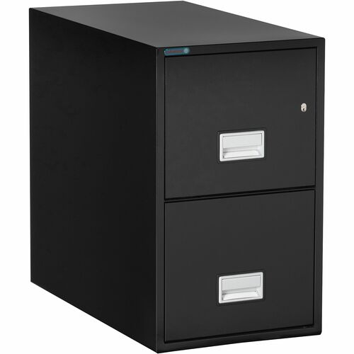 2 Drawer 31D Letter File - Black