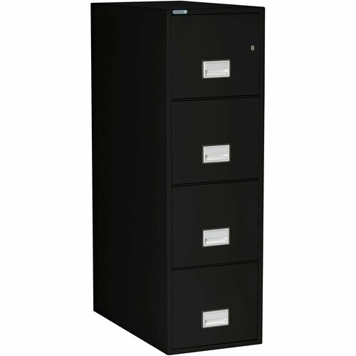 4 Drawer 31D Ltr File - Black