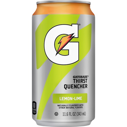 Drink, Gatorade, Lemon Lime, Can 24/CT