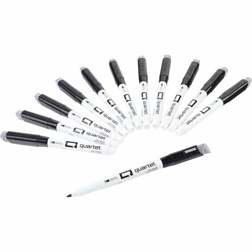 Marker, Dryerase, Low Odor, Fine, Black 12/DZ