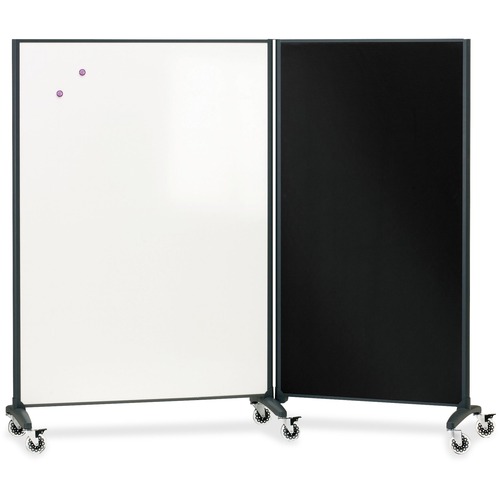 Multi Room Divider/Magnetic Board, 2-Sided, 4' x 6', GPHT Frame