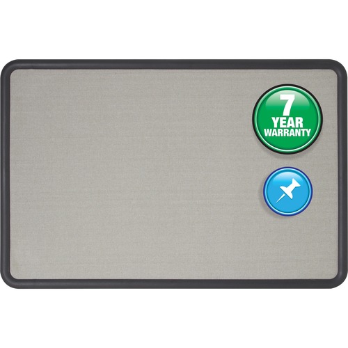 Board, Fabric, 36x48, Gray/Black