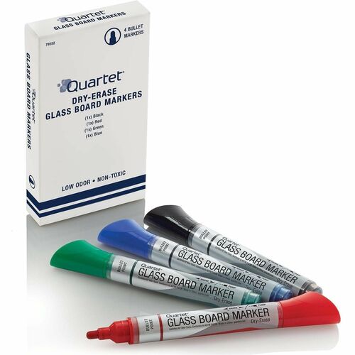Marker, Glass, Bullet, Assorted 4/PK