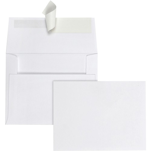Envelope, Invitation, Quarterfold, White 100/BX