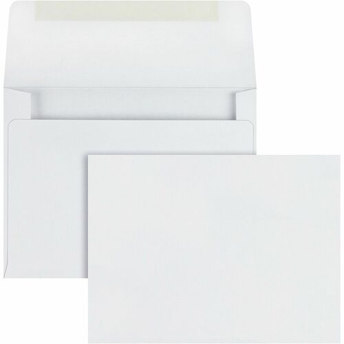 Envelope, Invitation, Gummed, White 100/BX