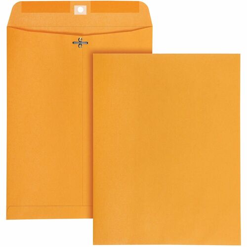 Clasp Envelopes, Hi-Bulk, 10" x 13", Kraft 100/BX