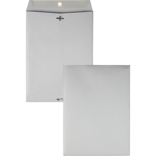 Envelope, Clasp, Executive, Gray, 9x12 100/BX