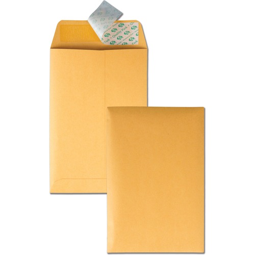 Envelope, R-Strip, Plain, 6x9, Kraft 100/BX