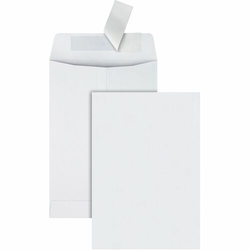 Envelope, R-Strip, Plain, 6.5x9.5 100/BX