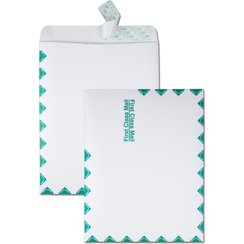 Envelope, Rstrp, 1 Cl, 10x13, White 100/BX