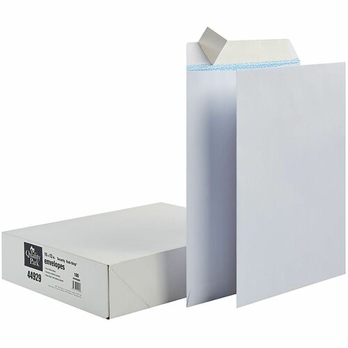 Envelope, Red Stripe, 28 White Wove, 10 X 13 100/BX