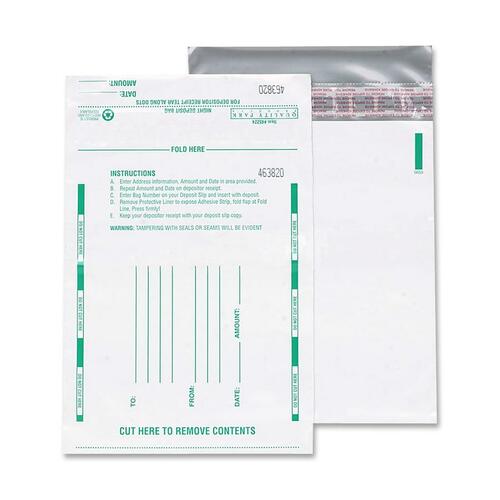 Bag, Night, Deposit, 10 X 13, White 100/PK