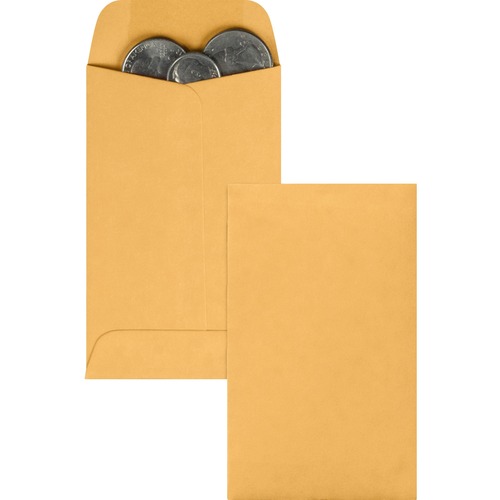Envelope, Coin, #3, Kraft 500/BX