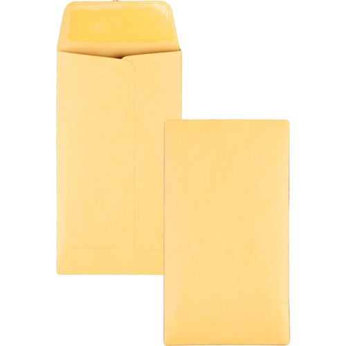 #6 Coin and Small Parts Envelopes, Kraft 500/BX