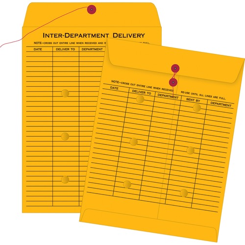 Envelope, Intradepartment, 10 X 13, Kraft 100/BX