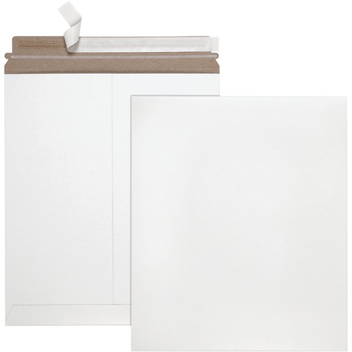 Mailers, For Photo/Document, 24 Pt, 6" x 8", White 25/BX