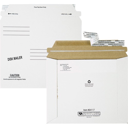Mailer, Diskette/CD, 7.5x6, White 100/CT