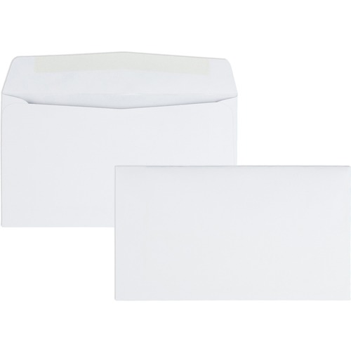 Envelope, Business, Regular, #6, White Envelope 500/BX