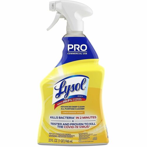 Cleaner, Disinfectant, Lemon, 32OZ
