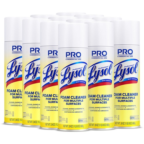 Cleaner, Foam, Lysol 12/CT