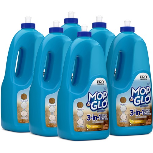 Cleaner, Mop, Glove, 64 Oz 6/CT