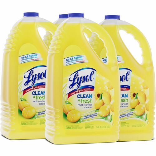 Cleaner, Multi, Lemon, 144 Ounce 4/CT