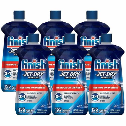 Rinse Aid, Liquid, Jet Dry, 16 Oz 6/CT