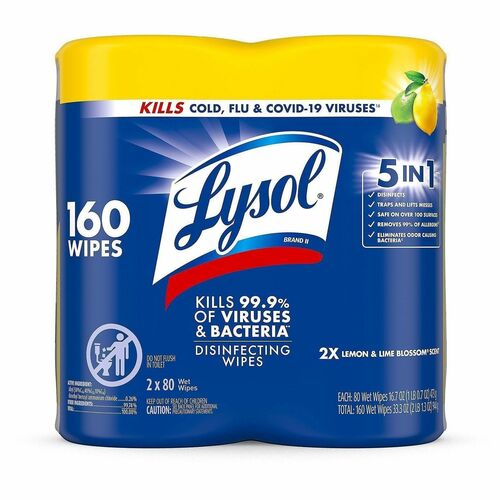 Wipes, Disinfectant 160/PK