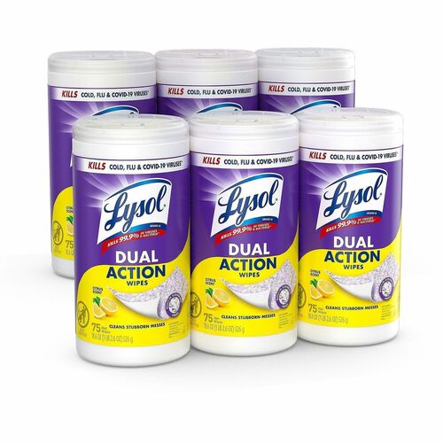 Wipe, Disinfect, Action, Dual 6/CT
