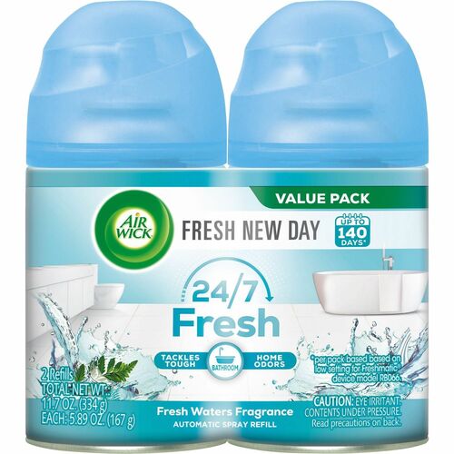 Freshmatic Refill, Fresh Waters, 6.17 oz, Clear 2/PK