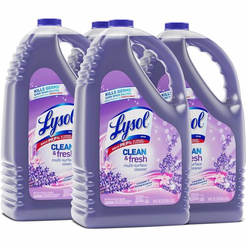 Cleaner, Multi, Lavender, 144 Ounce 4/CT