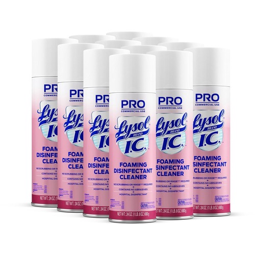 Cleaner, Foam, Spray, Lysol IC 12/CT
