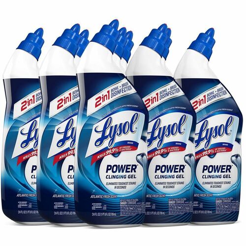 Toilet Bowl Cleaner, 24oz, Blue 9/CT