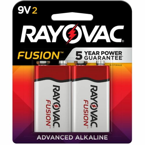 Battery, Fusion, 9V 2/PK
