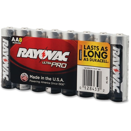 Battery, Indust, AA, 8/PK 12/CT