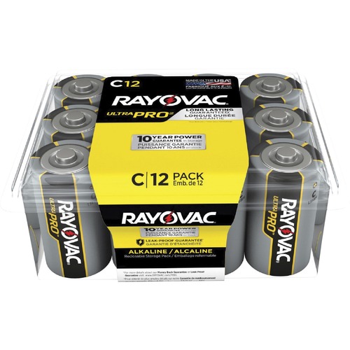 Batteries, Pro, Ultra, C, 12/PK 8/CT