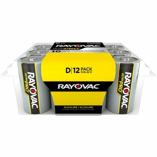 Batteries, Pro, Ultra, D, 12/PK 8/CT